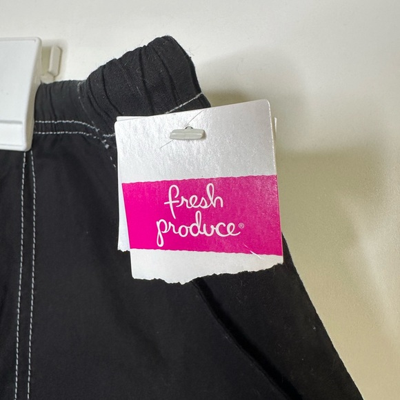 Fresh Produce Black 100% Cotton Capri Pull On Pants Size 3X. new with tags - Picture 3 of 5